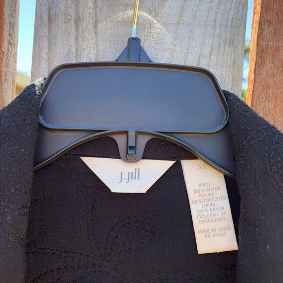 J.Jill guilted jacket XS black. - Picture 2 of 3